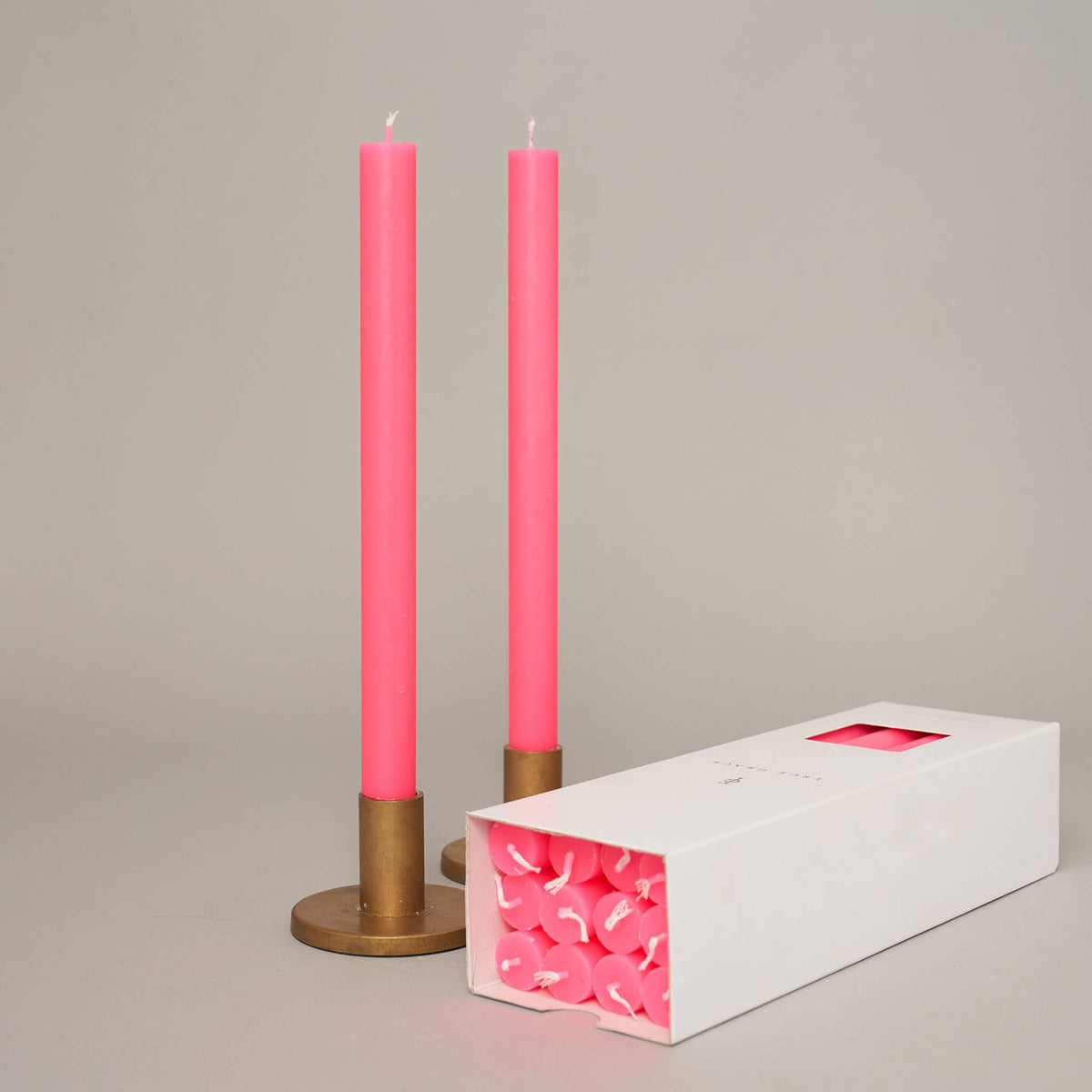 Dinner Candle | Fluo Pink