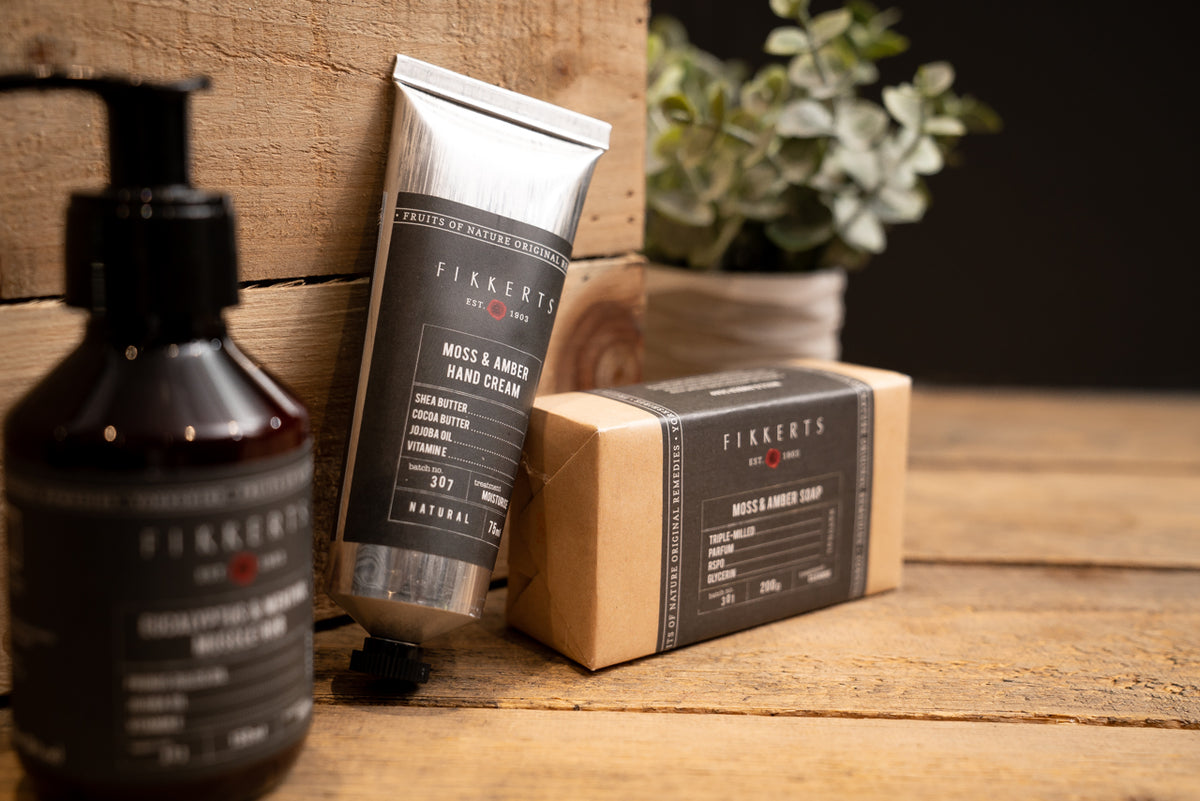 Fruits of Nature Gentleman's Hand Cream | Moss & Amber | 75ml