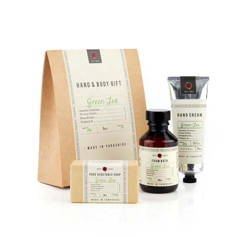 Fruits of Nature | Hand & Body Gift Set | Green Tea