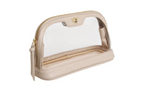 Clear Make Up Bag | Stone | Medium