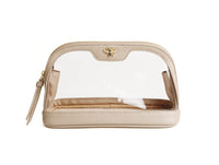 Clear Make Up Bag | Stone | Medium