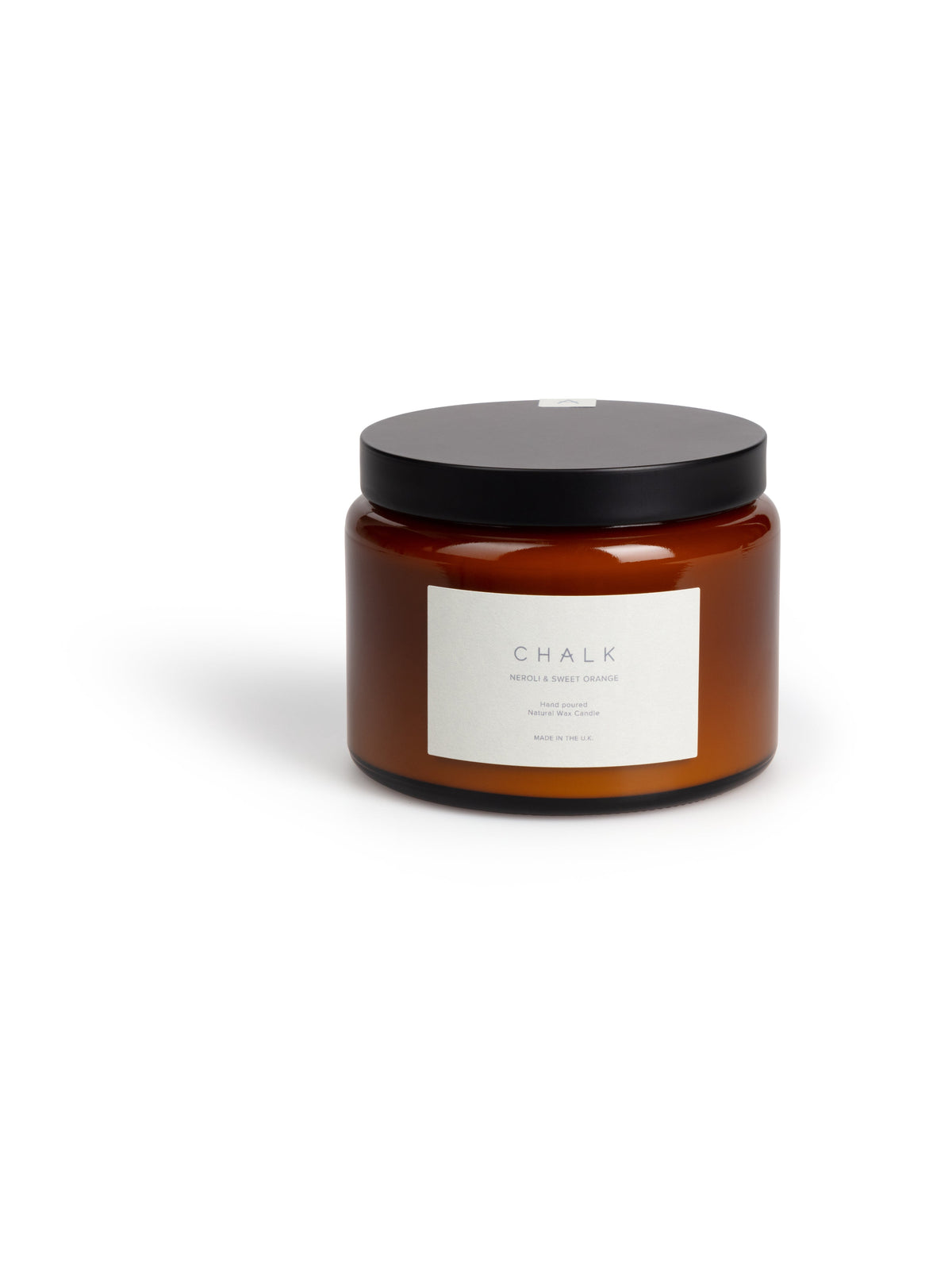 Amber Glass Apothecary Jar Candle | Neroli & Sweet Orange | 410g
