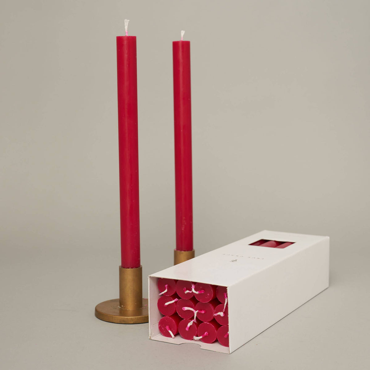 Dinner Candle | Cerise