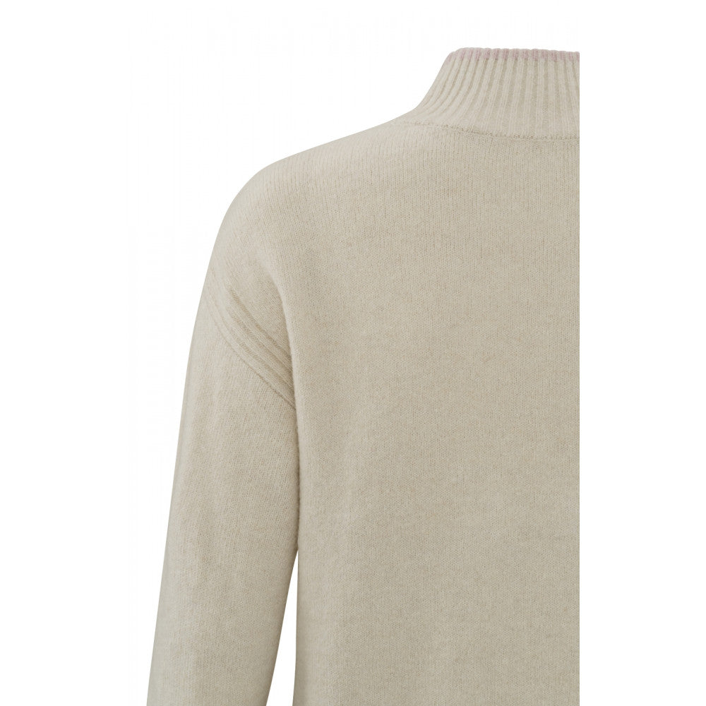 YaYa | Sweater | Turtleneck | Long Sleeved | Colour Detail