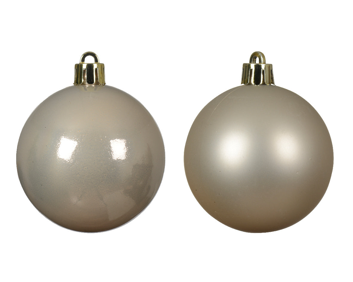 Shatterproof Bauble | Pearl Mix | 8cm