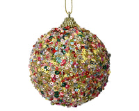 Multicolour Sequin Bauble | 8cm