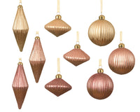 Sparkle Bottom Bauble Trio | Glass | 3 Colours