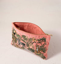 Elizabeth Scarlett | World Wildlife | Everyday Pouch | Coral