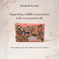 Elizabeth Scarlett | World Wildlife | Everyday Pouch | Coral