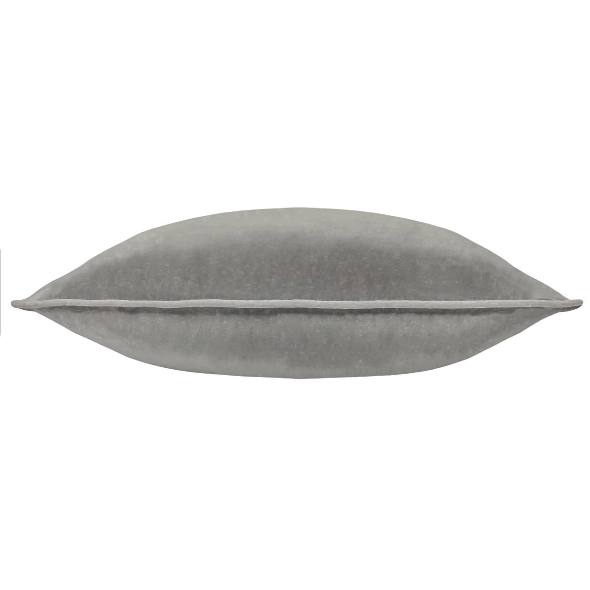 Meridian Velvet Cushion Charcoal/Dove