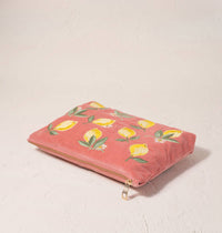 Elizabeth Scarlett | Lemon Blossom | Everyday Pouch | Coral
