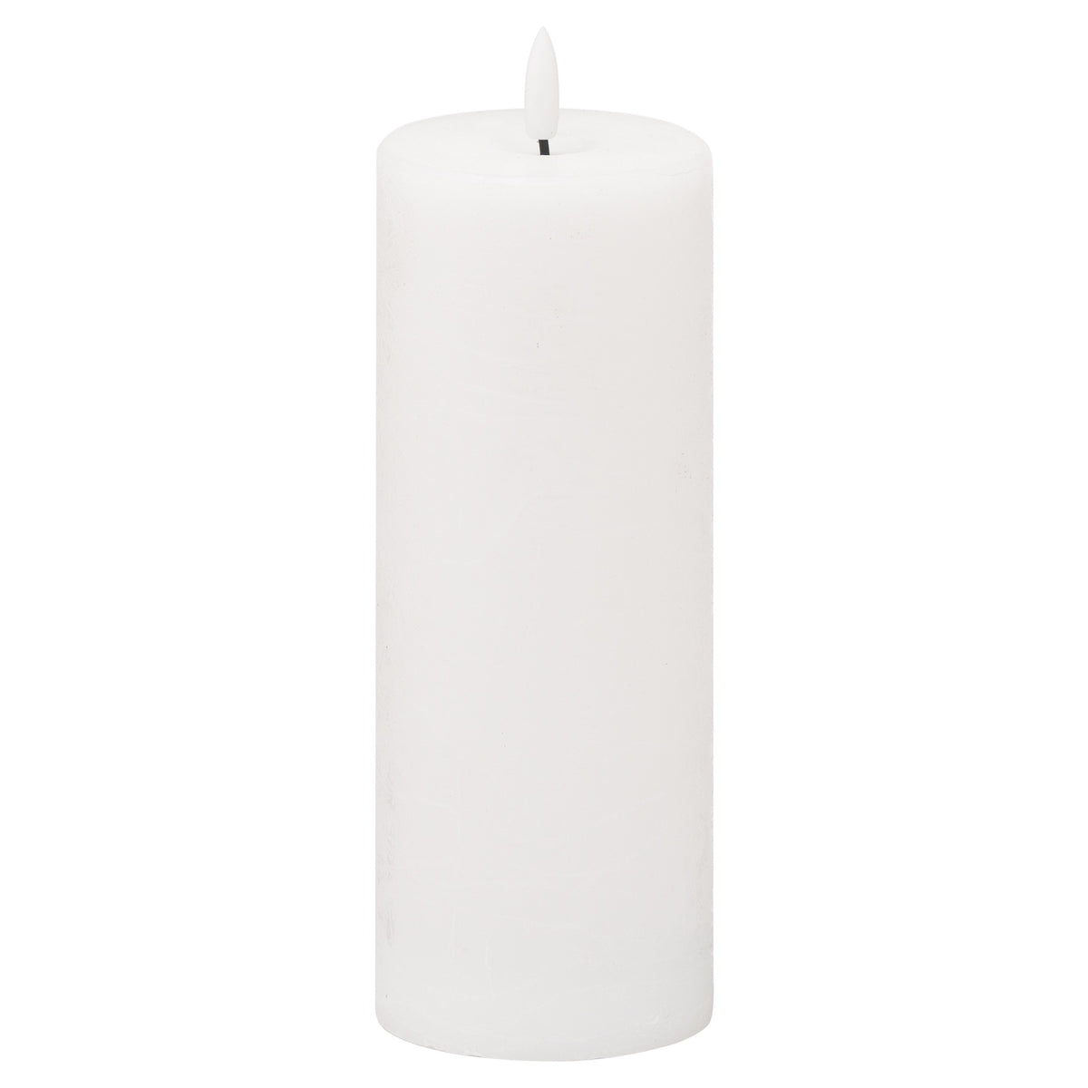 Luxe Collection | Natural Glow LED White Candle | 3 x 8