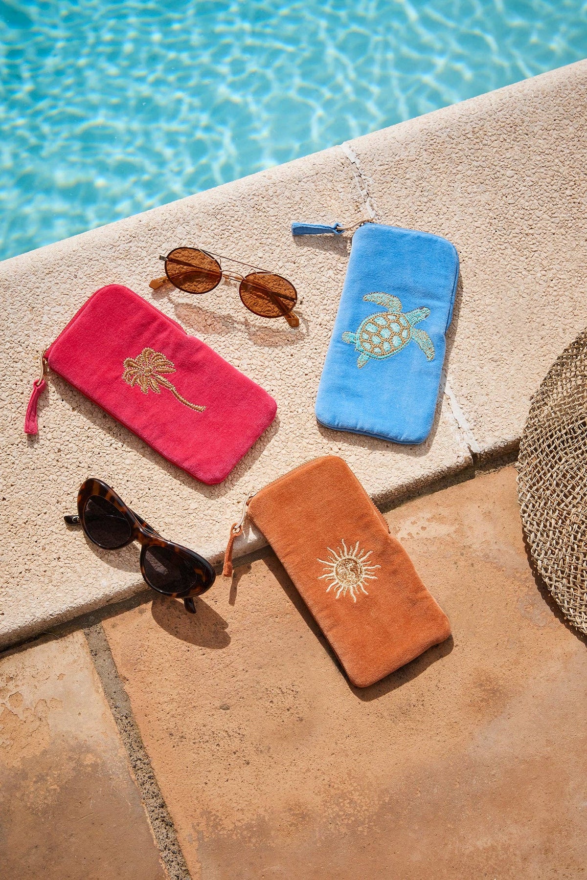 Elizabeth Scarlett | Sun Goddess | Glasses Case | Rust