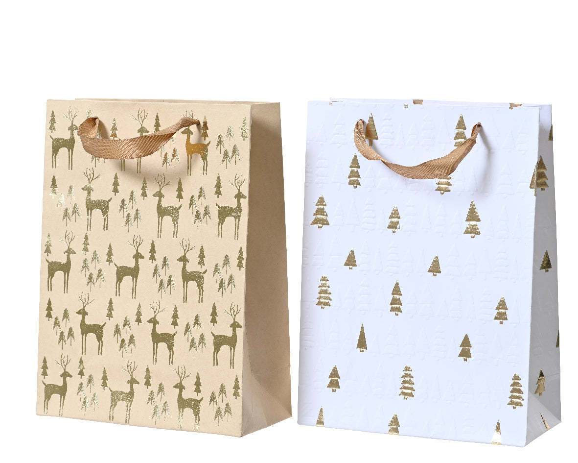 Giftbag | Gold Foil | 2 Designs | FSC