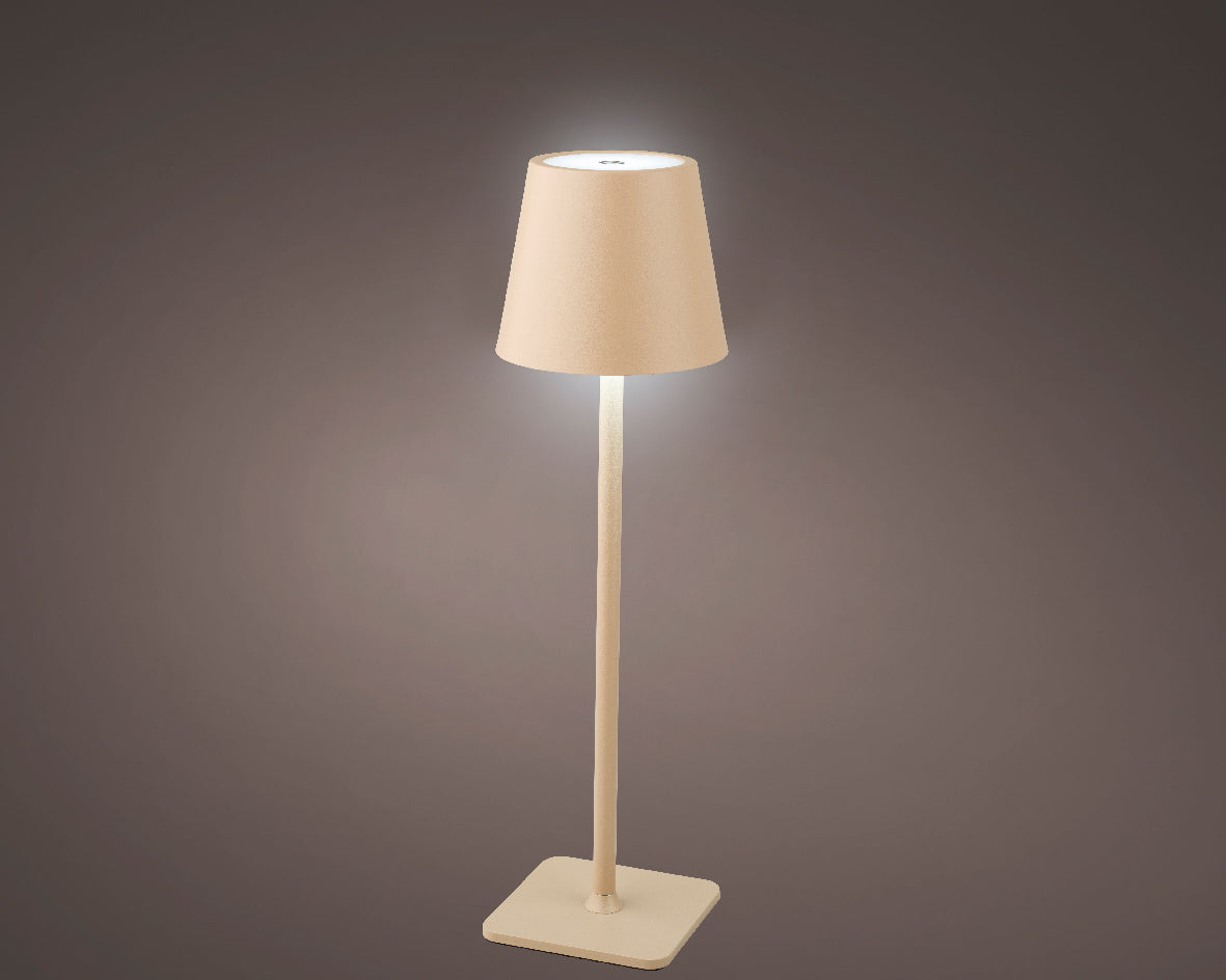 LED Battery Operated Table Light | Sand | 37cm