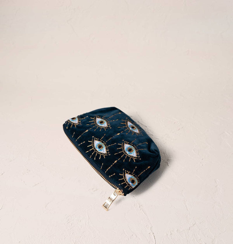 Elizabeth Scarlett | Mystical Eye | Coin Purse | Ink Blue