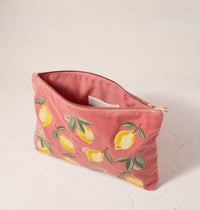 Elizabeth Scarlett | Lemon Blossom | Everyday Pouch | Coral