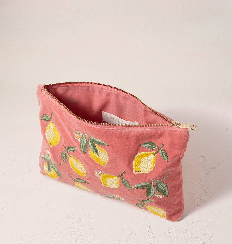 Elizabeth Scarlett | Lemon Blossom | Everyday Pouch | Coral