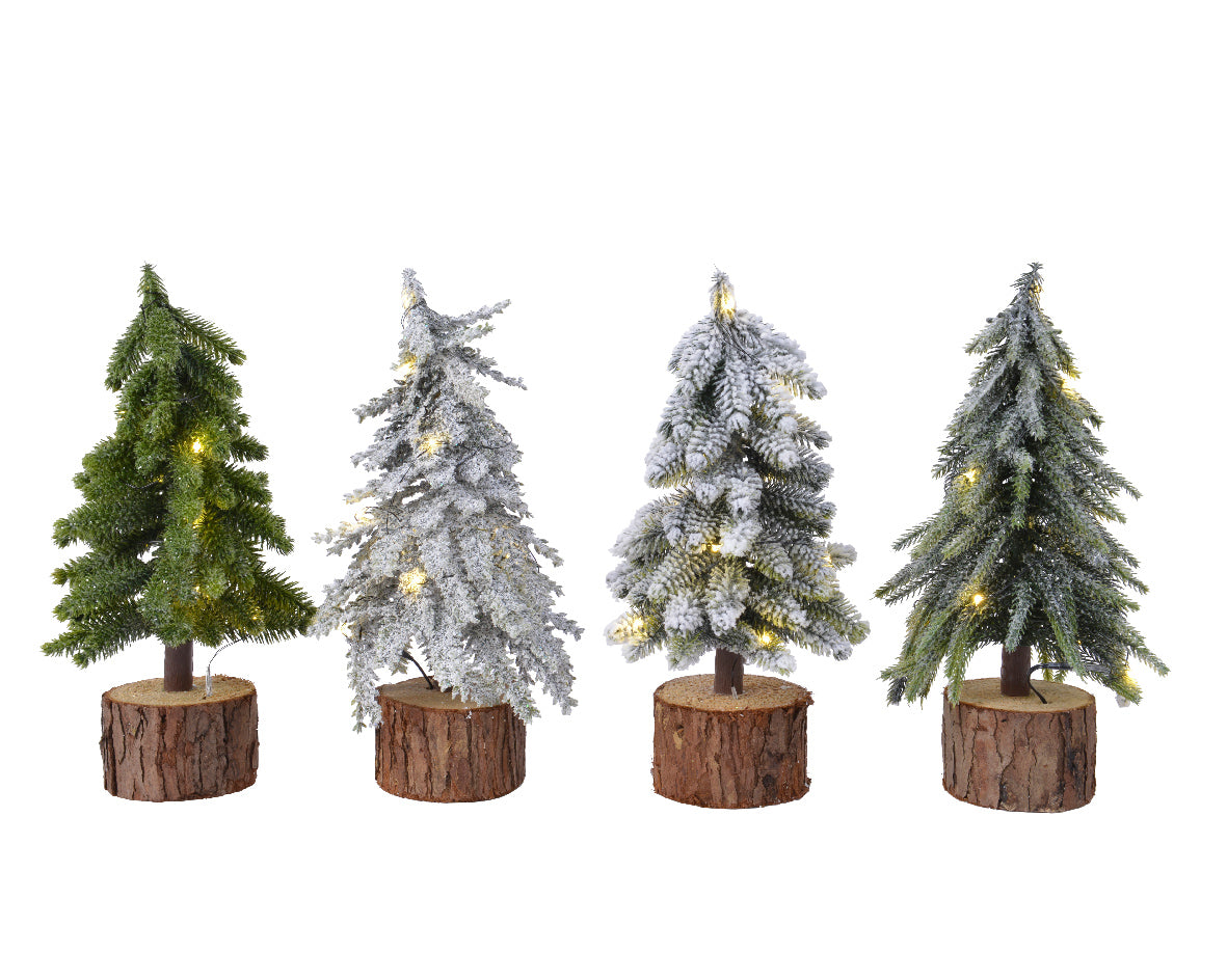 Mini Trees | LED Battery | 28cm | 4 Designs