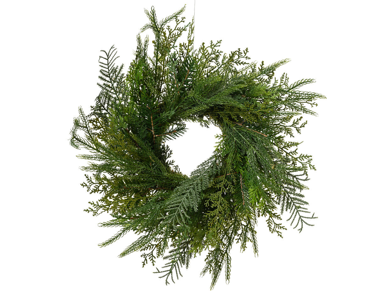 Faux Greenery Wreath | 60cm