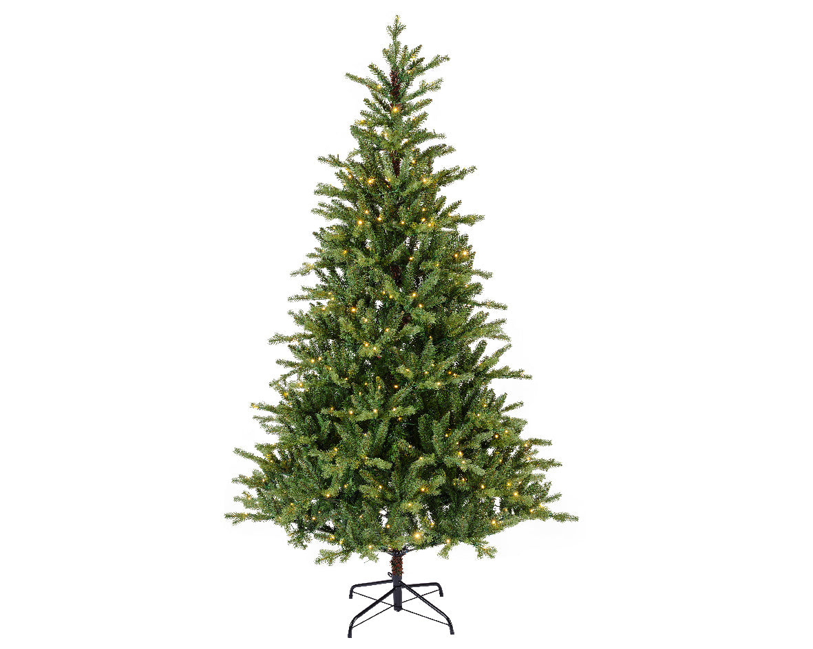 Allison Pine Real Needle Effect Micro LED Luxury Christmas Tree | 127 x 210cm