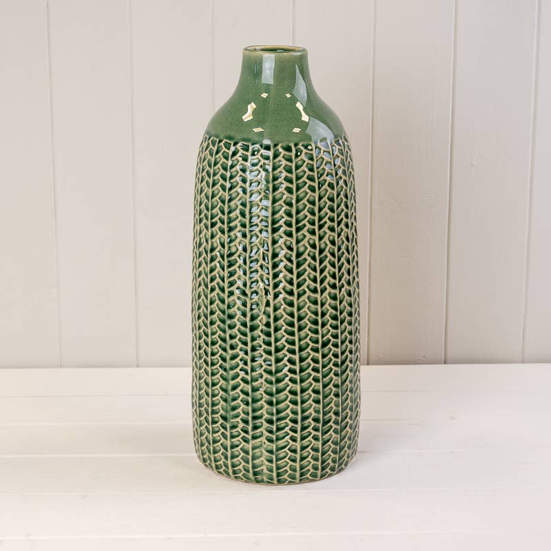 Green Ceramic Vase