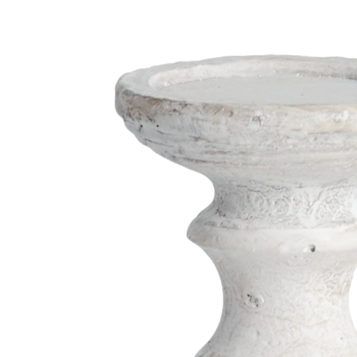 Stone Candle Holder | Cream | Medium