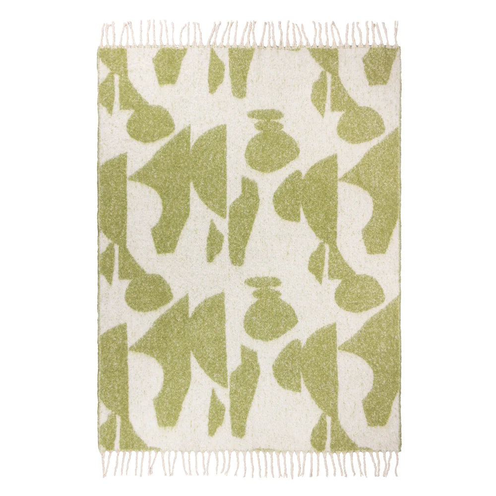 Woven Throw | Olive | 130 x 180cm