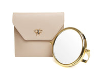 Travel Mirror & Case | 7x Magnification | Stone