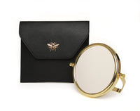 Travel Mirror & Case | 7x Magnification | Black