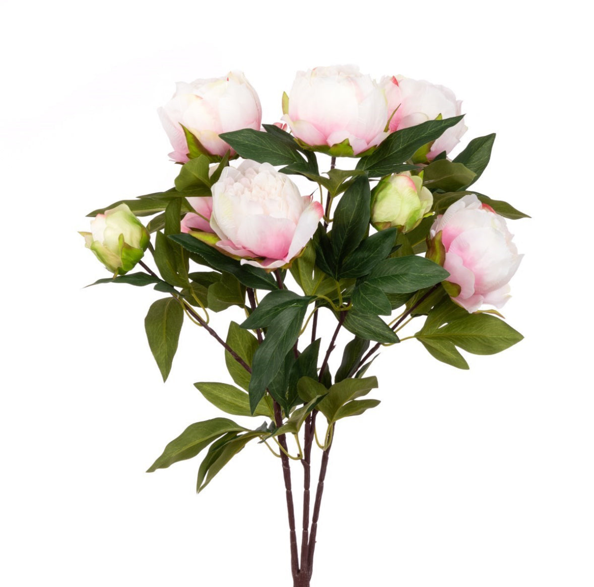 Large Peony Bush Bouquet | Light Pink | 58cm