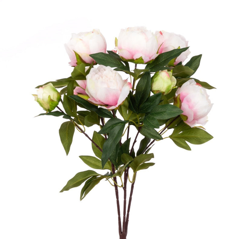 Large Peony Bush Bouquet | Light Pink | 58cm