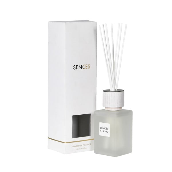 Sences Alang Alang Mini Diffuser | White  | Frosted Glass | 120ml