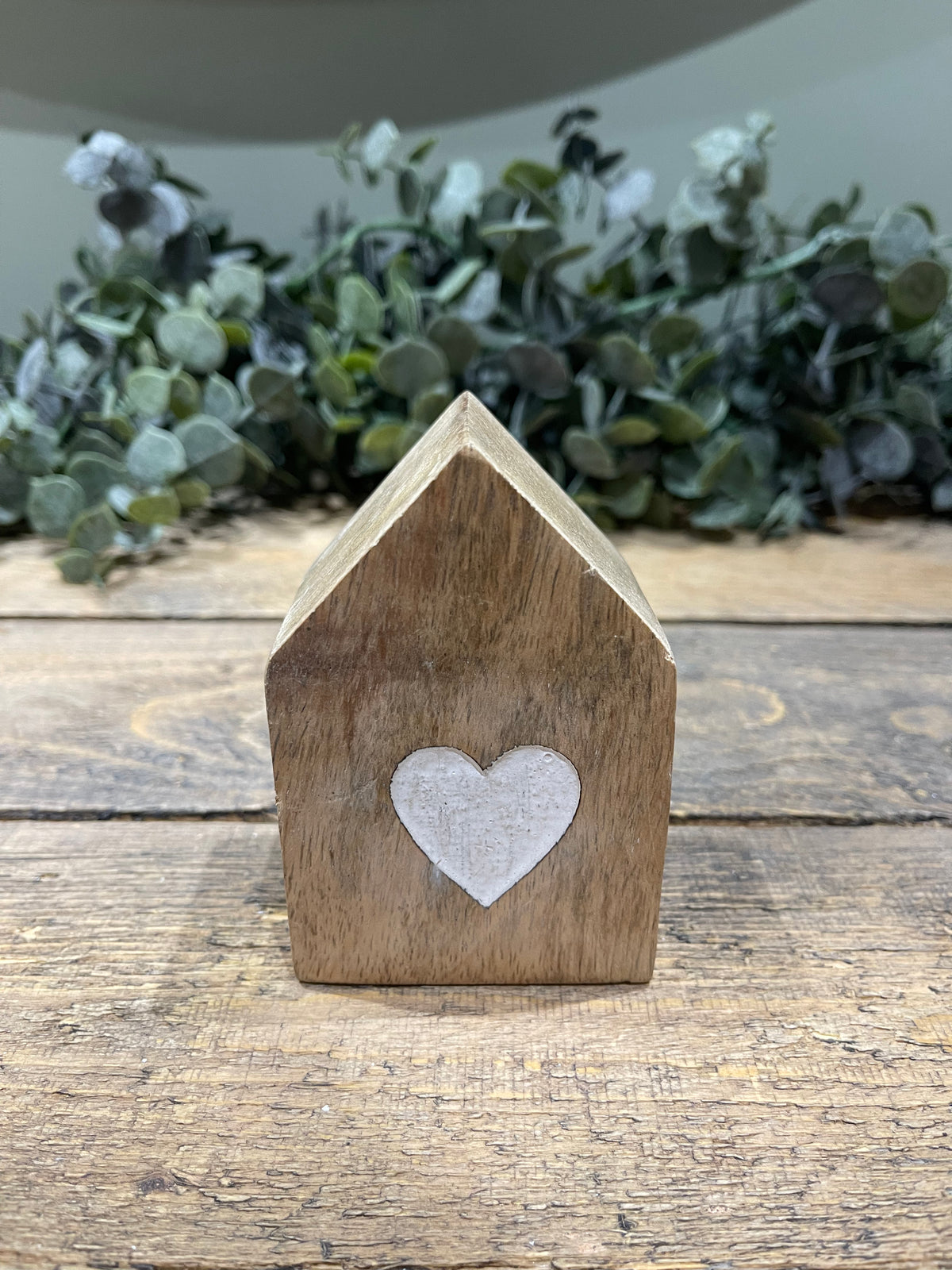 Wooden House | Small | Heart Design | 10cm