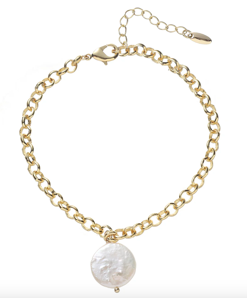 Freshwater Pearl Bracelet | Gold Plated