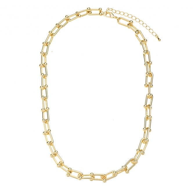 Hardware Gauge Link Necklace | Gold Plated