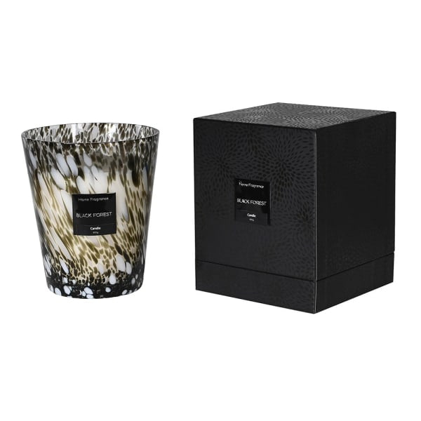 Speckled Glass Luxe Candle | Black Forest