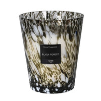 Speckled Glass Luxe Candle | Black Forest