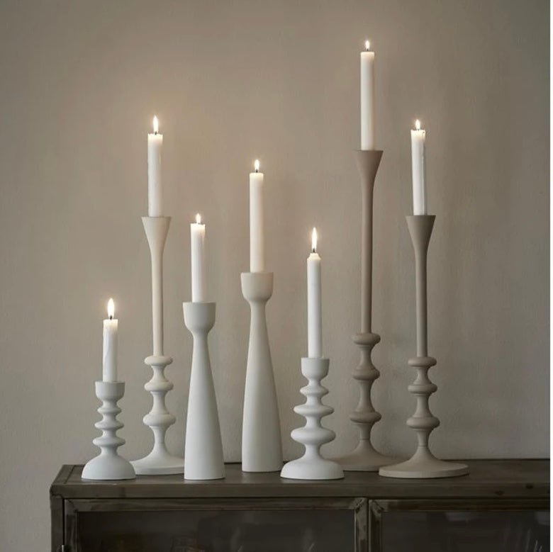 Malia Candle Holder | Large | Matt Green