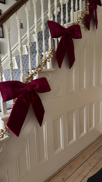 Extra Large Plush Bow | Berry Red | 62cm x 58cm