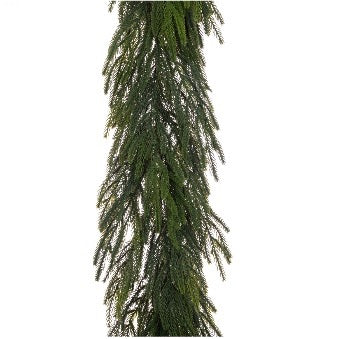 Waxed Pine Garland 180cm