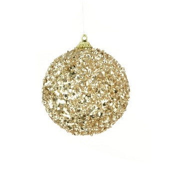 Shimmer Glitterball Round Bauble | 8cm