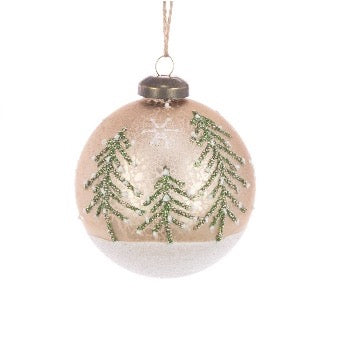 Blythe Round Bauble | Glass | 8cm