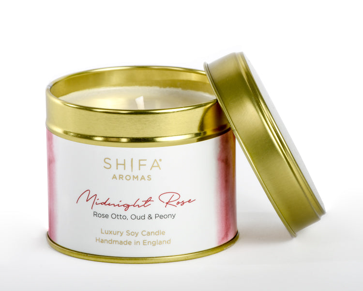 Midnight Rose Candle | Luxury Tin | 200g