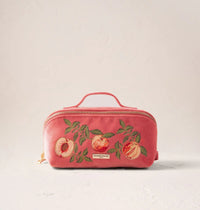 Elizabeth Scarlett | Summer Peach | Open Flat Makeup Bag | Spiced Coral