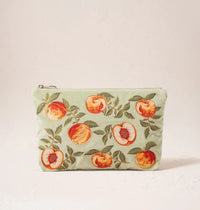 Elizabeth Scarlett | Summer Peach | Everyday Pouch | Mint Green