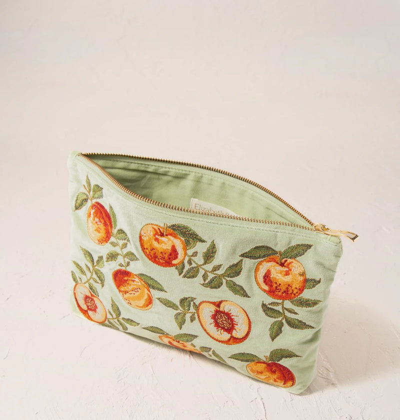 Elizabeth Scarlett | Summer Peach | Everyday Pouch | Mint Green