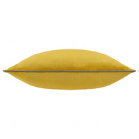 Meridian Velvet Cushion Moss/Charcoal