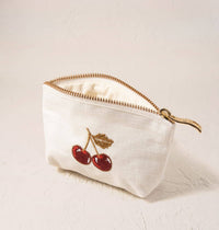 Elizabeth Scarlett | Cherries | Coin Purse | Cream