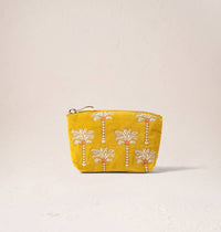 Elizabeth Scarlett | Sunrise Palms | Coin Purse | Mustard